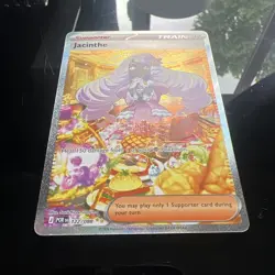 Jacinthe Full Art Rare Holo Trainer-Supporter Card POR 122/088 - Image 4