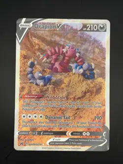 Pokemon TCG Drapion v Crown Zenith: Galarian Gallery Holo Ultra Rare Card - Image 3
