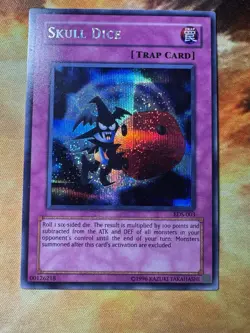 Skull Dice - Promo Card EDS-003 - Prismatic Secret Rare Near Mint NM Yugioh! - Image 1
