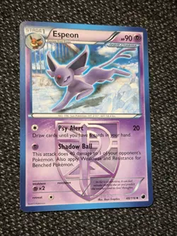Pokemon TCG Espeon 48/116 Plasma Freeze Non Holo Uncommon NM-MT Card Blue - Image 2