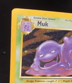 Muk 13/62 Holo Rare Pokemon Card Unlimited Edition Fossil Set 1999 WOTC - Image 3