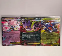 NM PFL Mega Gengar Diancie Heracross EX Lot (3 Cards) - Pokemon Phantasma Flames - Image 1