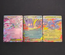 NM PFL Mega Gengar Diancie Heracross EX Lot (3 Cards) - Pokemon Phantasma Flames - Image 2