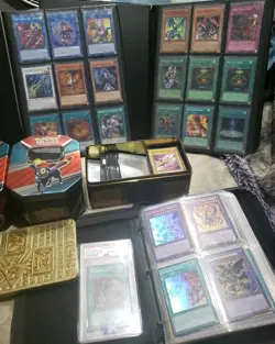 Huge Yugioh Card Lot Vintage Mixed PSA TP1 1st Binders Tins MRD Promos TP2 Holos - Image 1