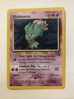 Pokemon MISDREAVUS Black Star Promo Card # 39 RARE - Image 1