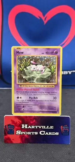 Mew 53/108 Evolutions Holo Rare Pokemon Card MP - Image 1