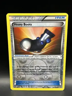 Reverse Holo Heavy Boots 141/162 - Pokemon BREAKthrough Card - MP - Image 1