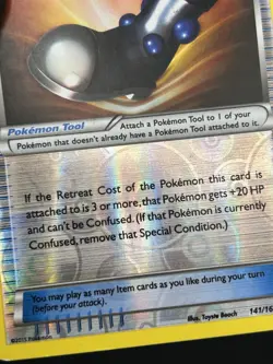 Reverse Holo Heavy Boots 141/162 - Pokemon BREAKthrough Card - MP - Image 2