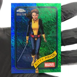 Marvel Card Kitty Pryde 188 Blue Green Shimmer /199 Topps Chrome 2025 [NM] - Image 2