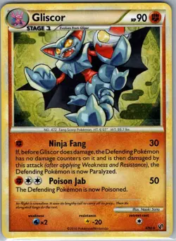 Gliscor 4/90 Holo Undaunted - Pokemon Card - NM - Image 1