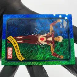 Marvel Card Adam Warlock 144 Blue Green Shimmer /199 Topps Chrome 2025 [NM] - Image 5
