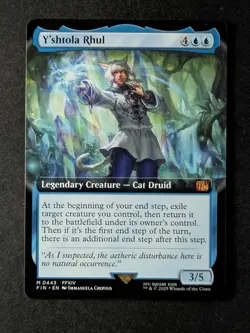 2025 Magic: The Gathering Y'SHTOLA RHUL #0443 Final Fantasy Extended Art Rare - Image 1