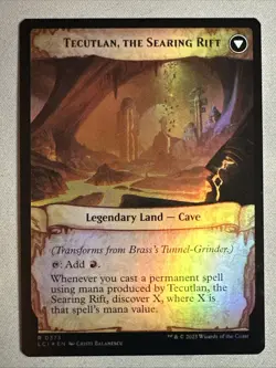 MTG / Brass's Tunnel-Grinder / LCI / #373 / FOIL (Extended Art) / Rare / NM - Image 2