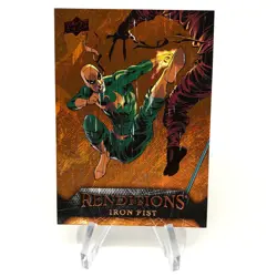 Marvel Card Iron Fist 81 Orange /299 Fleer Upper Deck Renditions [NM] - Image 1