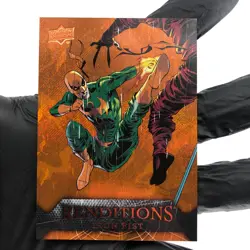 Marvel Card Iron Fist 81 Orange /299 Fleer Upper Deck Renditions [NM] - Image 2
