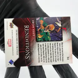 Marvel Card Iron Fist 81 Orange /299 Fleer Upper Deck Renditions [NM] - Image 4