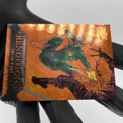 Marvel Card Iron Fist 81 Orange /299 Fleer Upper Deck Renditions [NM] - Image 5