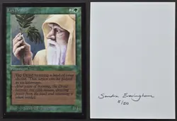 Signed MTG Magic Sandra Everingham Artist Proof _ Beta CE _ LEY DRUID _WOW #5/50 - Image 1