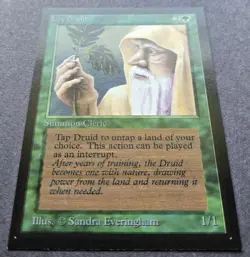 Signed MTG Magic Sandra Everingham Artist Proof _ Beta CE _ LEY DRUID _WOW #5/50 - Image 3