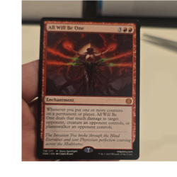 Magic All Will Be One Phyrexia Enchantment Mythic Red Regular English - Image 1