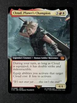 2025 MTG CLOUD PLANET'S CHAMPION #0482 Final Fantasy Extended Art Mythic Rare - Image 1