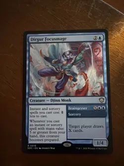 MTG Dirgur Focusmage Braingeyser [SOC] #18 - Image 1