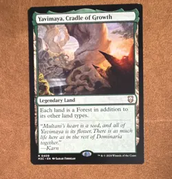 Magic: The Gathering Yavimaya, Cradle of Growth #0409 MH3 Legendary Land Rare R… - Image 1