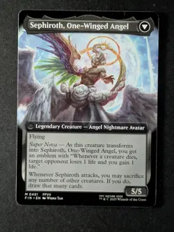 2025 MTG SEPHIROTH, FABLED SOLDIER/SEPHIROTH, ONE-WINGED ANGEL #0451 Mythic Rare - Image 2