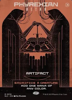 Phyrexian Altar MTG Secret Lair Encyclopedia of Magic 0016 NON-FOIL - Image 1