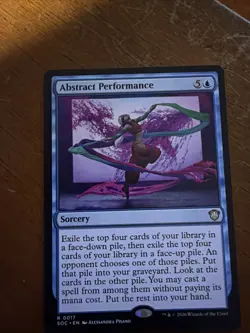 NM Abstract Performance, MTG, Strixhaven Commander, Magic the Gathering, 17 - Image 1