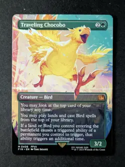 2025 Magic: The Gathering TRAVELING CHOCOBO #0406 Final Fantasy Mythic Rare (C) - Image 1