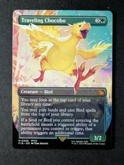 2025 Magic: The Gathering TRAVELING CHOCOBO #0406 Final Fantasy Mythic Rare (B) - Image 1