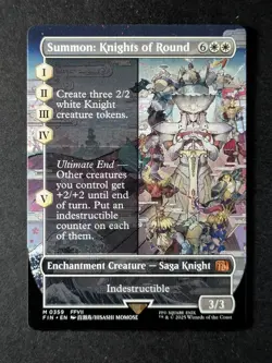 2025 MTG SUMMON: KNIGHTS OF ROUND #0359 Final Fantasy Borderless Mythic Rare - Image 1