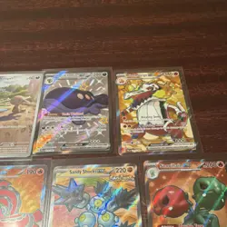 Pokemon TCG Paldea Evolved EX Holo Lot 7x Wooper Clodsire Oricorio Skeledirge - Image 3