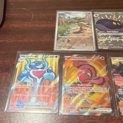 Pokemon TCG Paldea Evolved EX Holo Lot 7x Wooper Clodsire Oricorio Skeledirge - Image 4