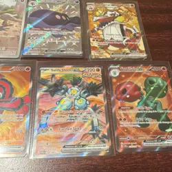 Pokemon TCG Paldea Evolved EX Holo Lot 7x Wooper Clodsire Oricorio Skeledirge - Image 5