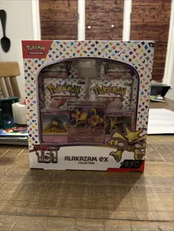 Pokemon TCG Scarlet & Violet Alakazam EX Card 151 Collection New Factory Sealed - Image 1