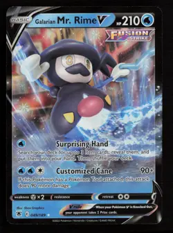 Galarian Mr. Rime V 049/189 Pokemon SWSH10: Astral Radiance Ultra Rare NM - Image 1