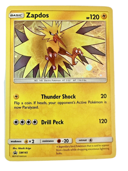 Pokemon TCG - Zapdos SM145 - Sun & Moon Black Star Promo 2018 NM - Image 1