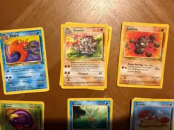 1999 Pokemon Fossil Holo MUK 13/62 + Vintage Lot WotC - English & Italian Grimer - Image 2