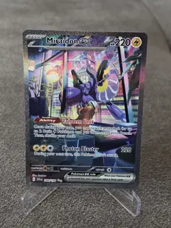 Pokemon TCG Miraidon EX Scarlet & Violet 244/198 Holo Special Illustration Rare - Image 1