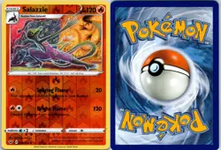 SALAZZLE - 028/202 Sword & Shield - POKEMON Reverse Holo NM/M - Image 3