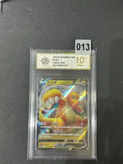 Pokemon TCG Chinese Dragonite V CS4.5C 038/063- RR Card Grade 10 - Image 1