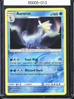Pokemon TCG Aurorus 28/131 Forbidden Light Reverse Holo B0005 - Image 1
