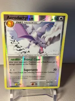 Aerodactyl Reverse Foil Pokemon Diamond & Pearl Majestic Dawn #15 2008 - Image 3