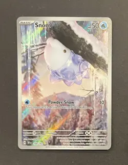 Pokemon Snom 168/162 Illustration Rare Temporal Forces Near Mint - Image 1