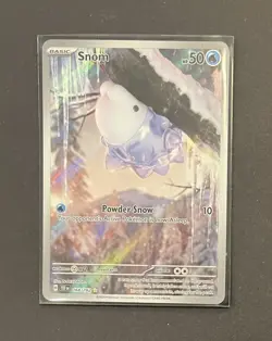 Pokemon Snom 168/162 Illustration Rare Temporal Forces Near Mint - Image 4