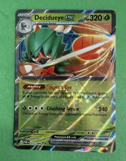 Decidueye Ex 012/088 Me03 Perfect Order Holo Double Rare Pokemon TCG Card NM ! - Image 1
