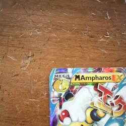 Pokemon TCG M Ampharos EX 28/98 Ultra Rare Full Art Holo HP 220 - Image 3