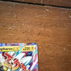 Pokemon TCG M Ampharos EX 28/98 Ultra Rare Full Art Holo HP 220 - Image 4